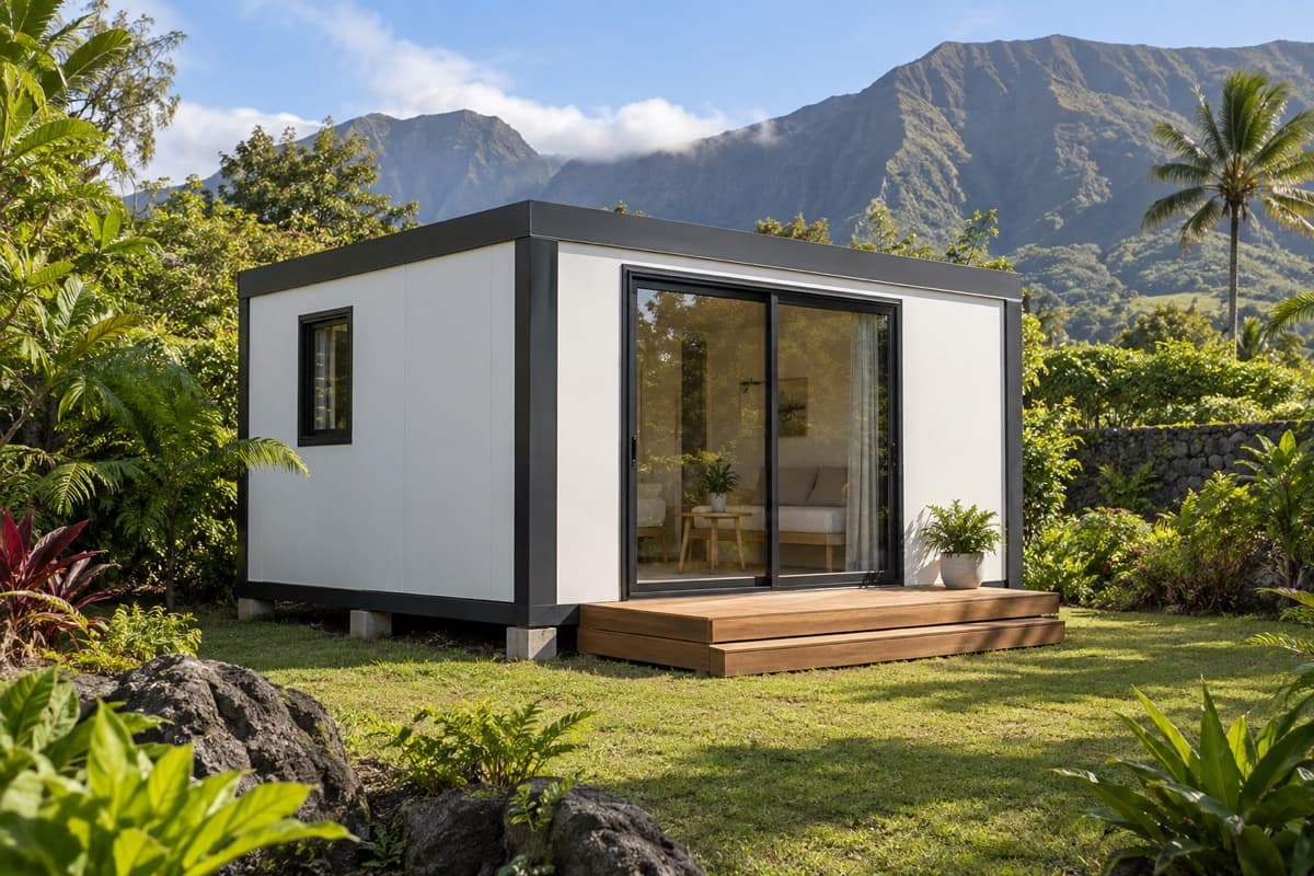 Inspiration générée d’un studio modulaire au jardin